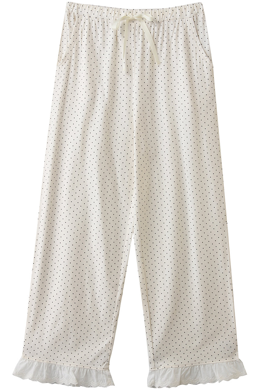 キッドブルー/KID BLUEの26ドットエンブレースボトム(アイボリー/KRDP529)