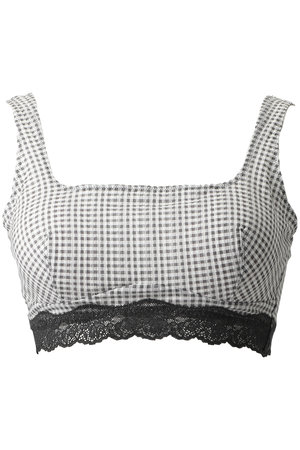 キッドブルー/KID BLUEの26ギンガムシアーチェックカップブラ(160100/160102)