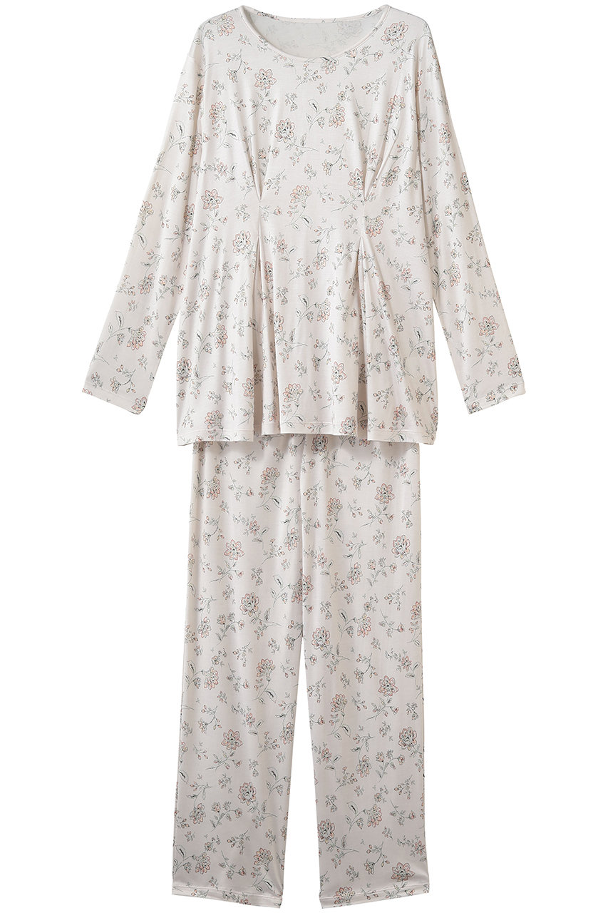 キッドブルー/KID BLUEのシルクサラサPtパジャマ(ピンク/KNDK543)