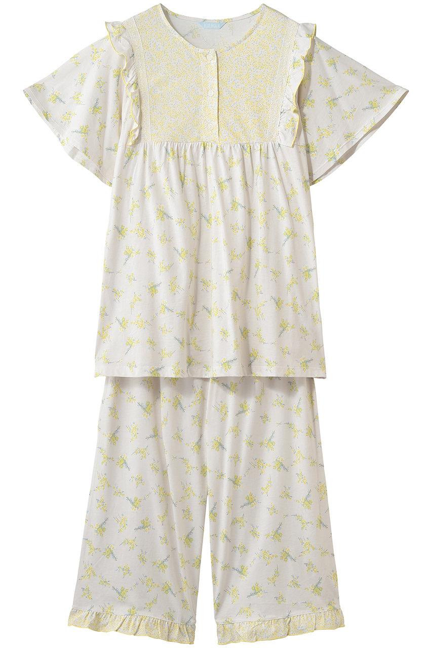 キッドブルー/KID BLUEの26ブリティッシュブーケNパジャマ(イエロー/KNDK313)