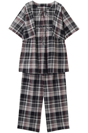 キッドブルー/KID BLUEの26シャーリングチェックパジャマ(111000/111001)