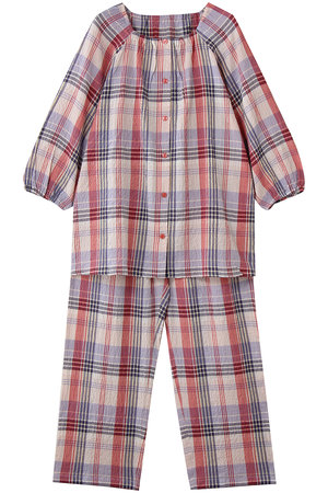 キッドブルー/KID BLUEの26シャーリングチェックパジャマ(111000/111001)