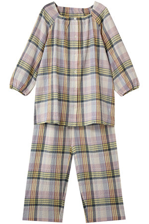 キッドブルー/KID BLUEの26シャーリングチェックパジャマ(111000/111001)