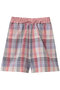 26シャーリングチェックボトム キッドブルー/KID BLUE レッド