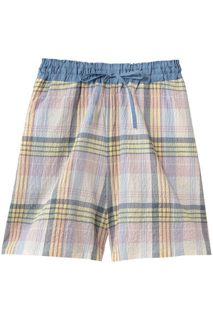 キッドブルー/KID BLUEの26シャーリングチェックボトム(111000/111002)