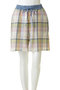 26シャーリングチェックボトム キッドブルー/KID BLUE