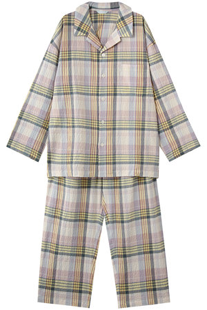 キッドブルー/KID BLUEの26シャーリングチェックパジャマ(111000/111001)