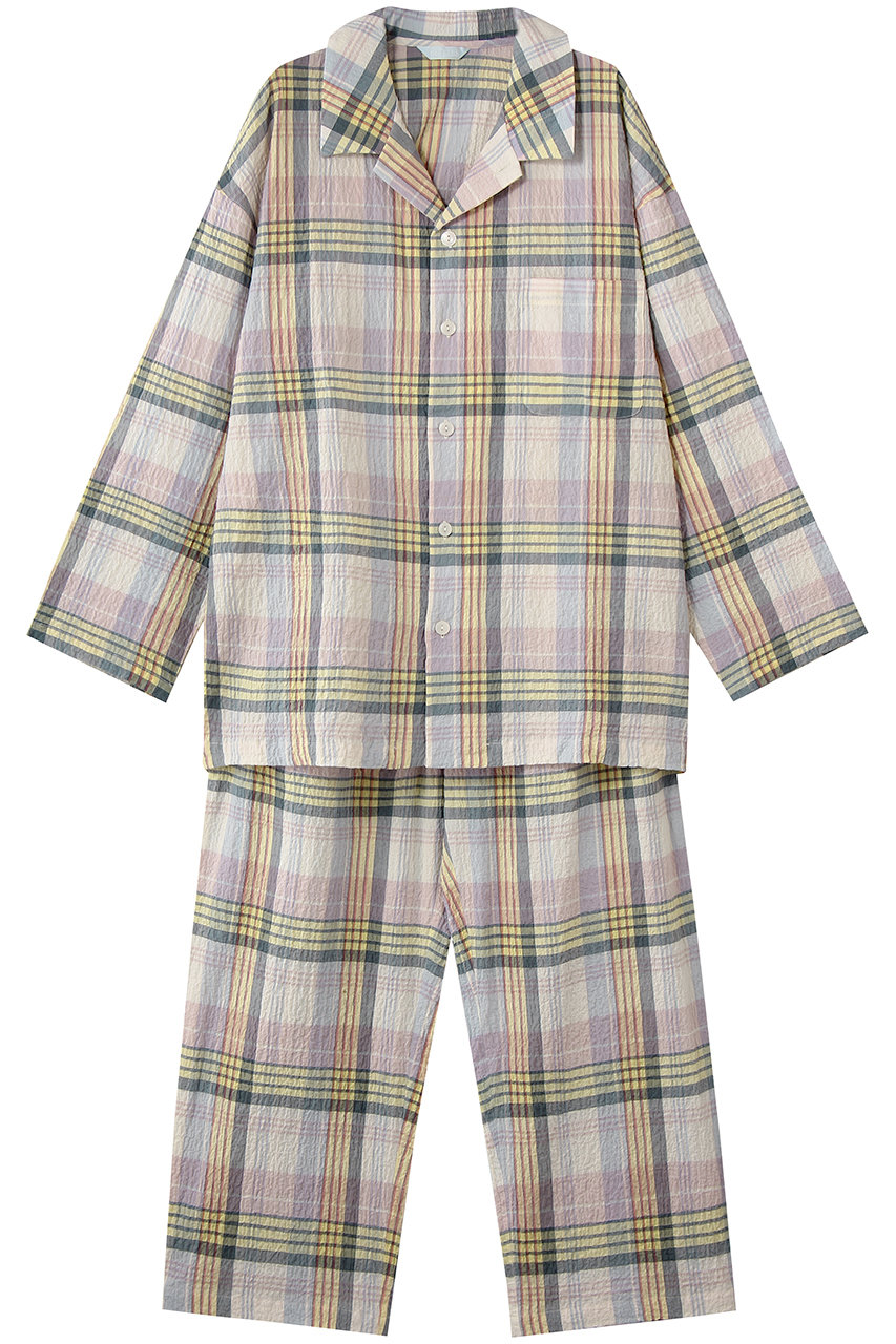キッドブルー/KID BLUEの26シャーリングチェックパジャマ(マルチ/KUDK542)