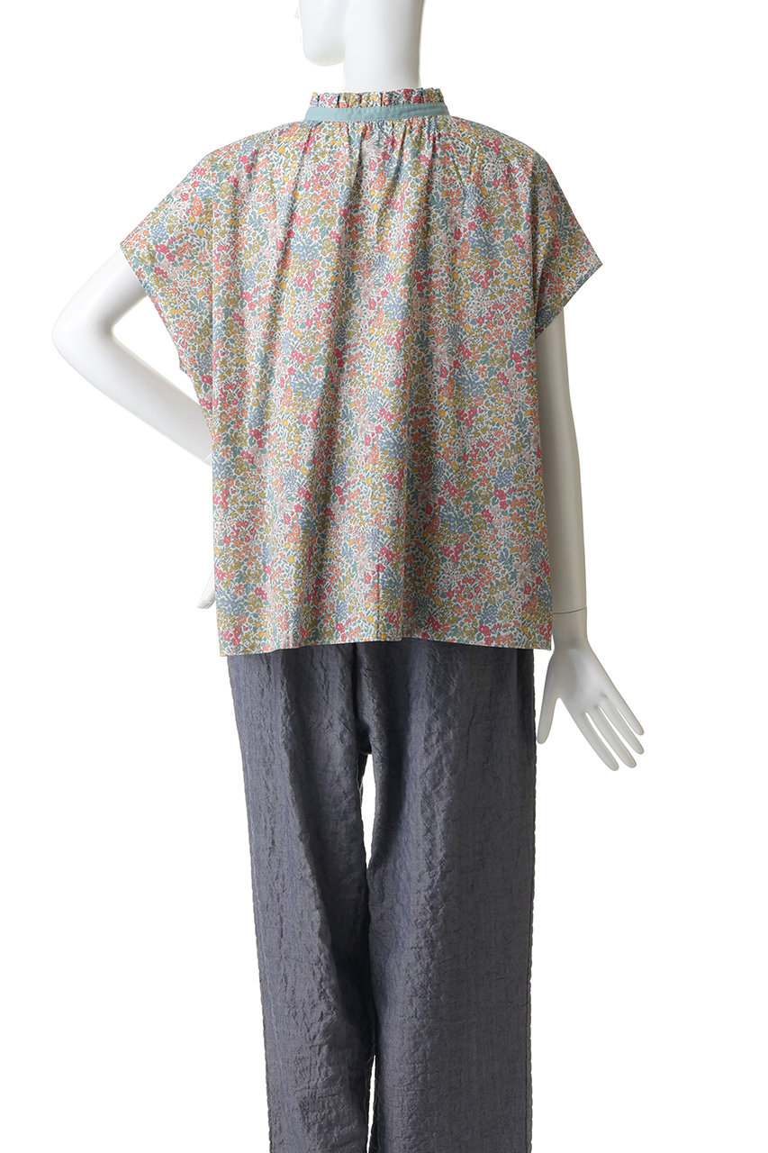 KID BLUE(キッドブルー)｜26LIBERTYプリントトップス/サックス の通販