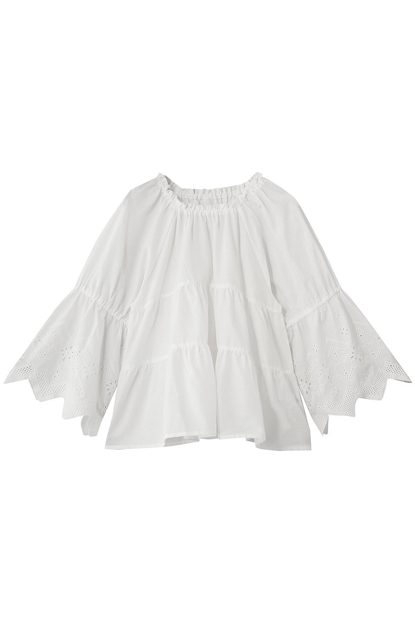 キッドブルー/KID BLUEの26スラブエンブトップス(オフホワイト/KODN546)