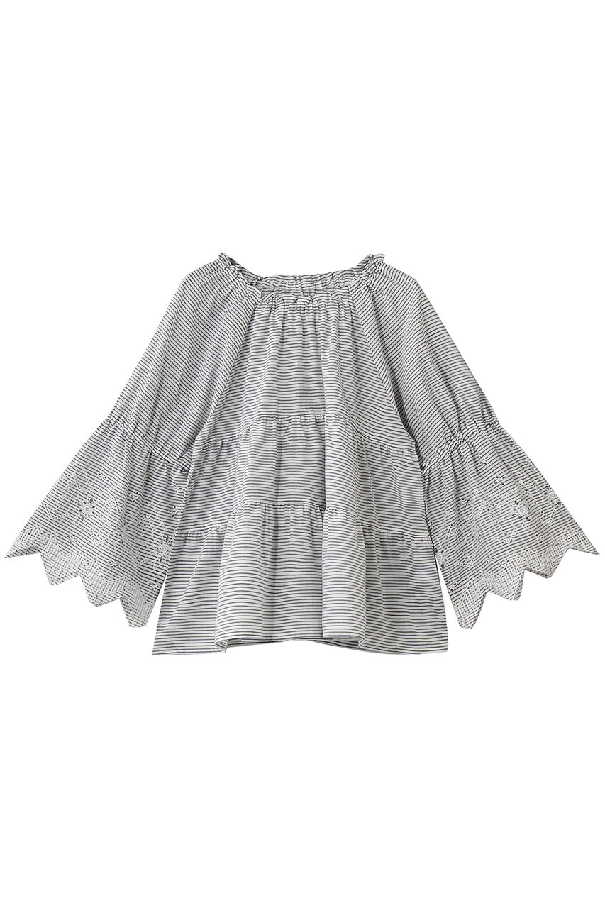 キッドブルー/KID BLUEの26スラブエンブトップス(ネイビー/KODN546)