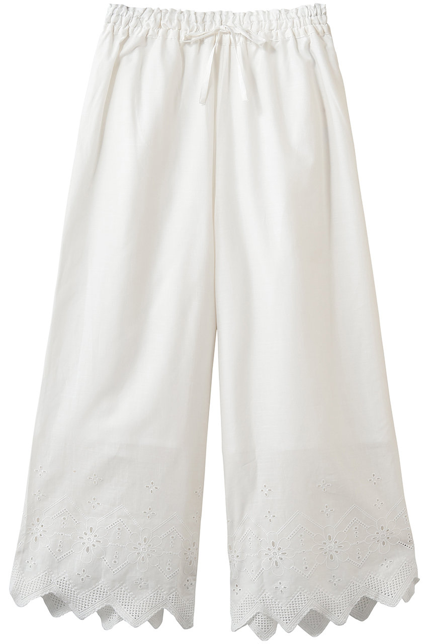 キッドブルー/KID BLUEの26スラブエンブボトム(オフホワイト/KODP546)