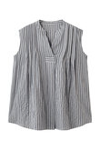 シャーリングシャンブレーツイルトップス キッドブルー/KID BLUE
