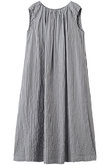 シャーリングシャンブレーツイルワンピース キッドブルー/KID BLUE