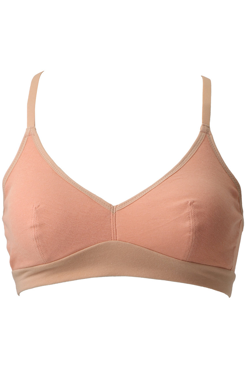 キッドブルー/KID BLUEの26強撚フライスカップブラ(オレンジ/KIDA450)