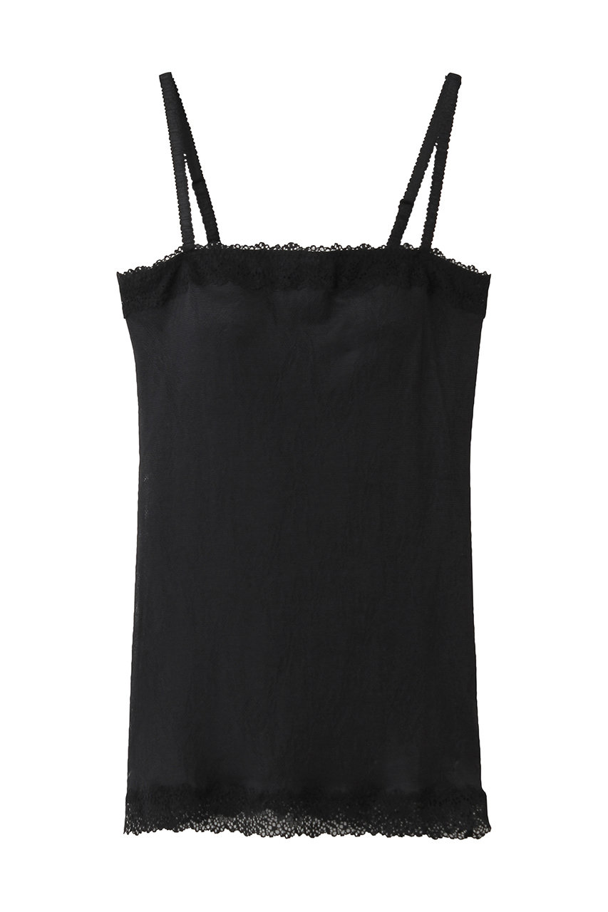 キッドブルー/KID BLUEの26BBメッシュJQカップ付キャミ(ブラック/KIDB161)