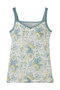 26フローラルガーデンカップ付キャミ キッドブルー/KID BLUE グリーン