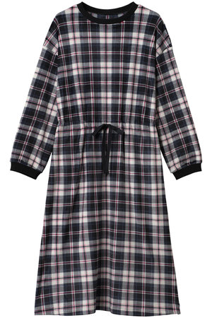 キッドブルー/KID BLUEの26ストレッチシャギーチェックワンピース
