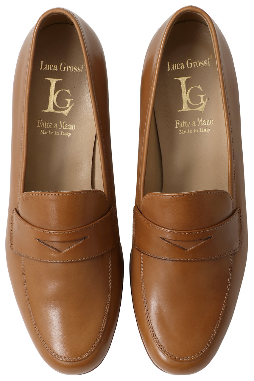 LucaGrossi コインローファー (ブラウン, 36(23.0-23.5cm)) ルカ グロッシ ELLE SHOP LucaGrossi コインローファー (ブラウン, 36(23.0-23.5cm)) ルカ グロッシ ELLE SHOP
