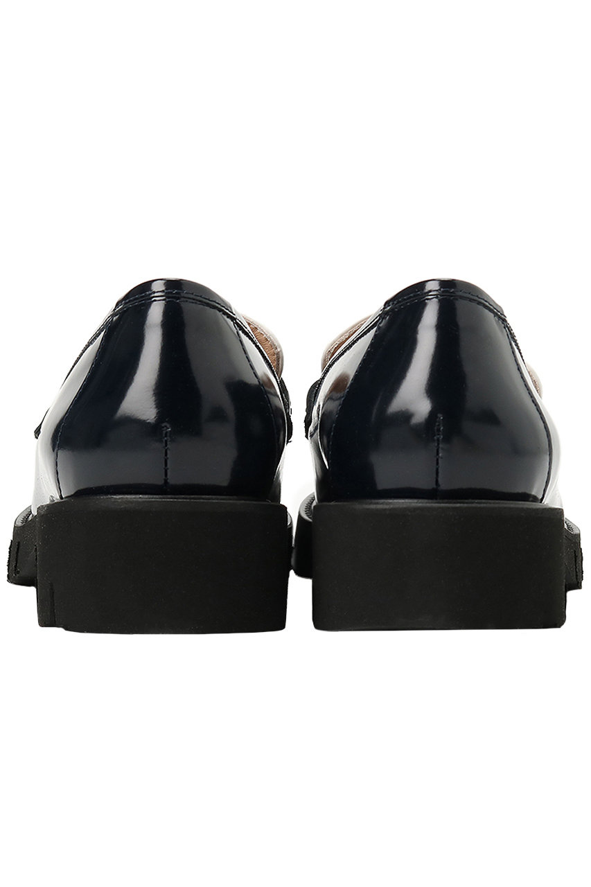 LucaGrossi(ルカ グロッシ)｜厚底コインローファー/ブラック の通販