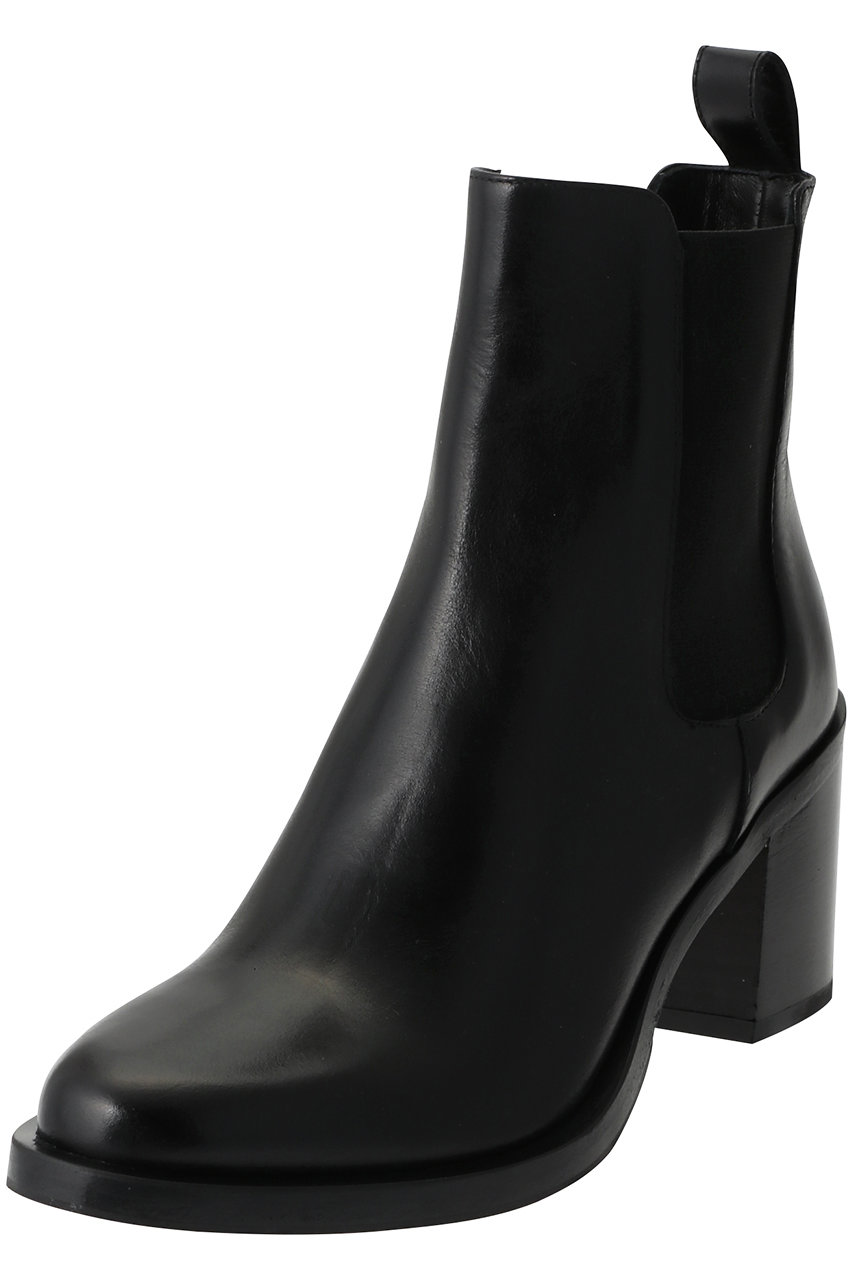 LucaGrossi(ルカ グロッシ)｜サイドゴアヒールブーツ/ブラック の通販