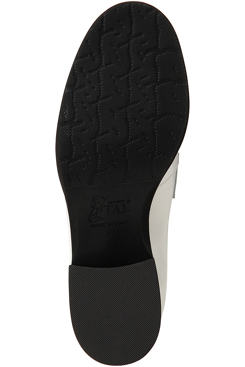 LucaGrossi(ルカ グロッシ)｜厚底チェーンタッセルローファー/ホワイト