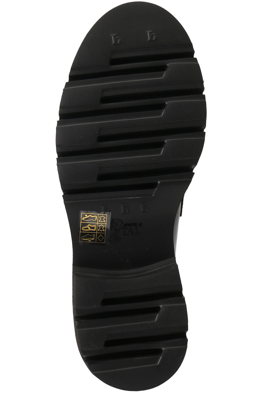 LucaGrossi(ルカ グロッシ)｜厚底チェーンローファー/ブラック の通販