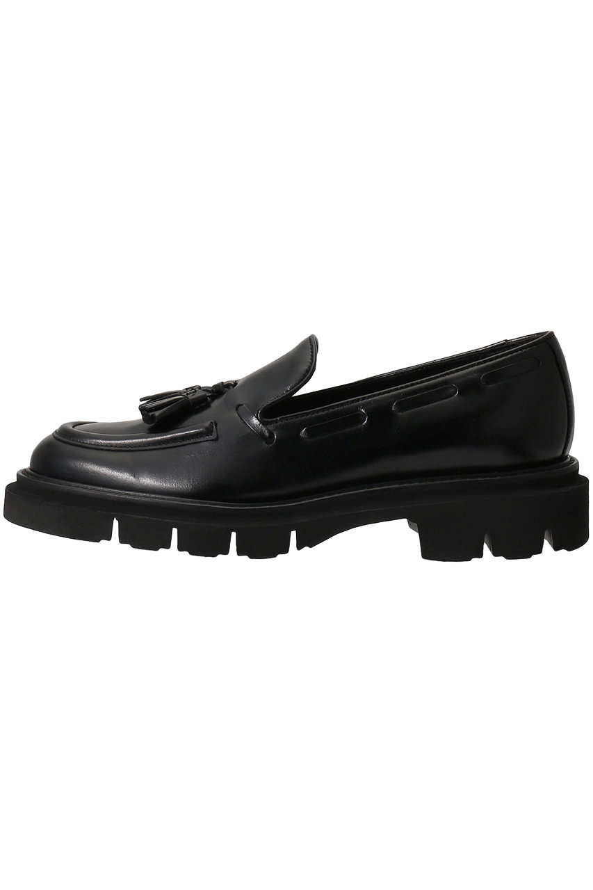 LucaGrossi(ルカ グロッシ)｜厚底タッセルローファー/ブラック の通販