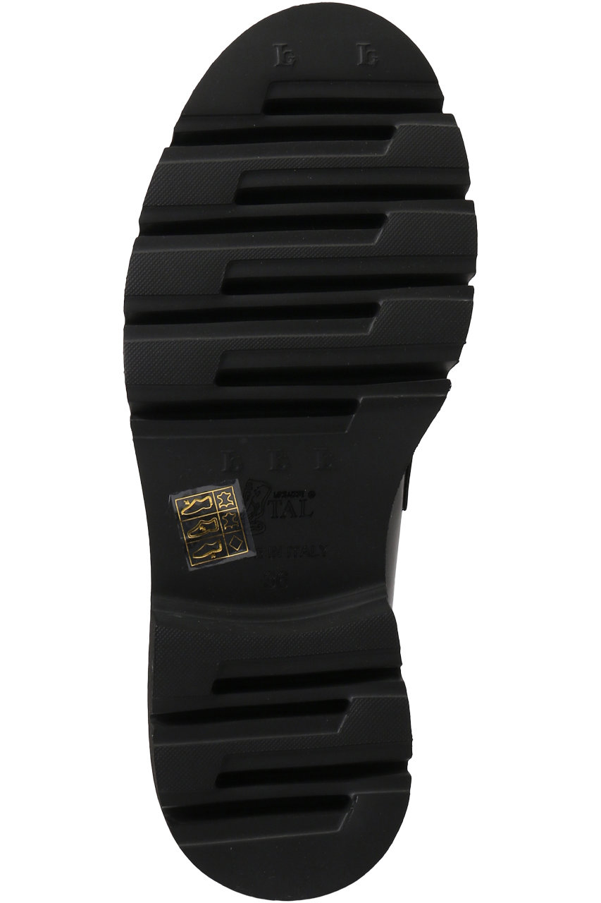 LucaGrossi(ルカ グロッシ)｜厚底タッセルローファー/ブラック の通販