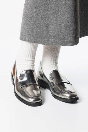 ルカ グロッシ/LucaGrossiのコインローファー(130400/130403)