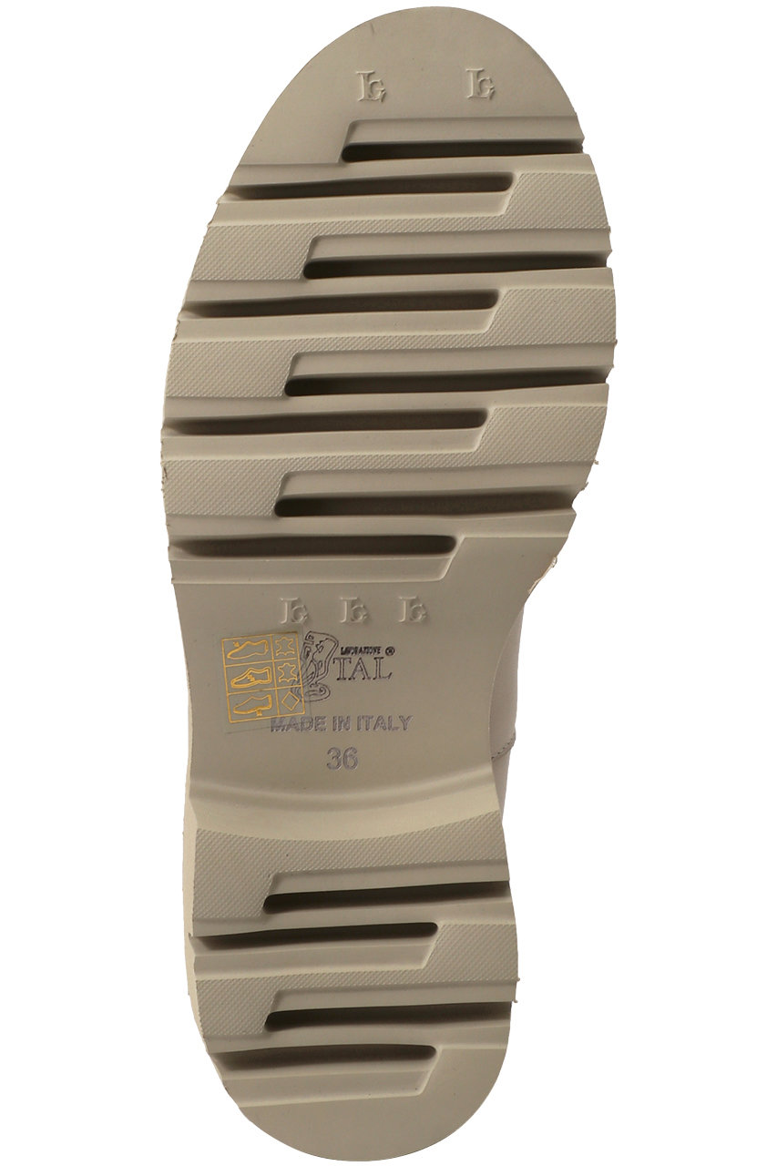 LucaGrossi(ルカ グロッシ)｜厚底チェーンショートブーツ/アイボリー