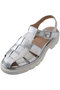 厚底軽量グルカサンダル ルカ グロッシ/LucaGrossi シルバー