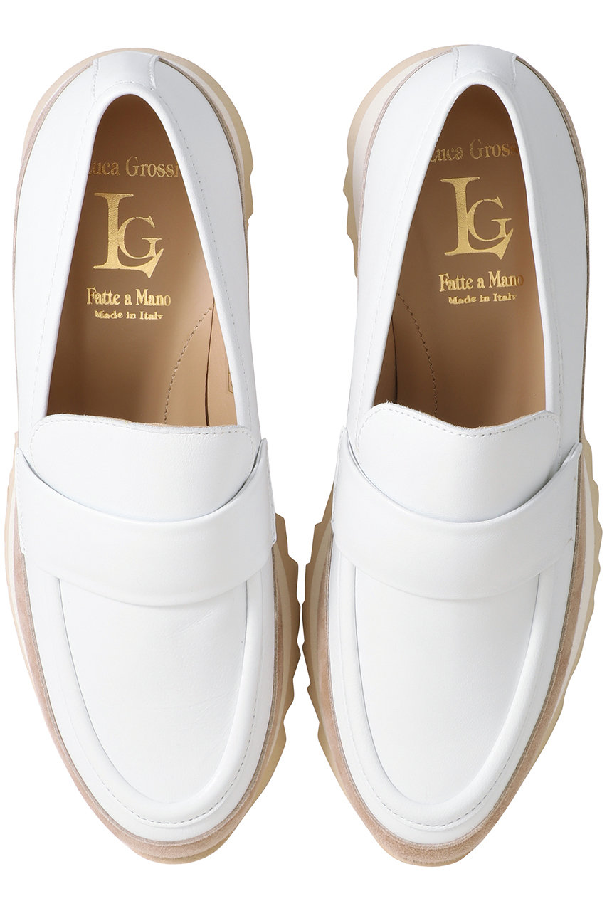 LucaGrossi(ルカ グロッシ)｜軽量スニーカーローファー/ホワイト の
