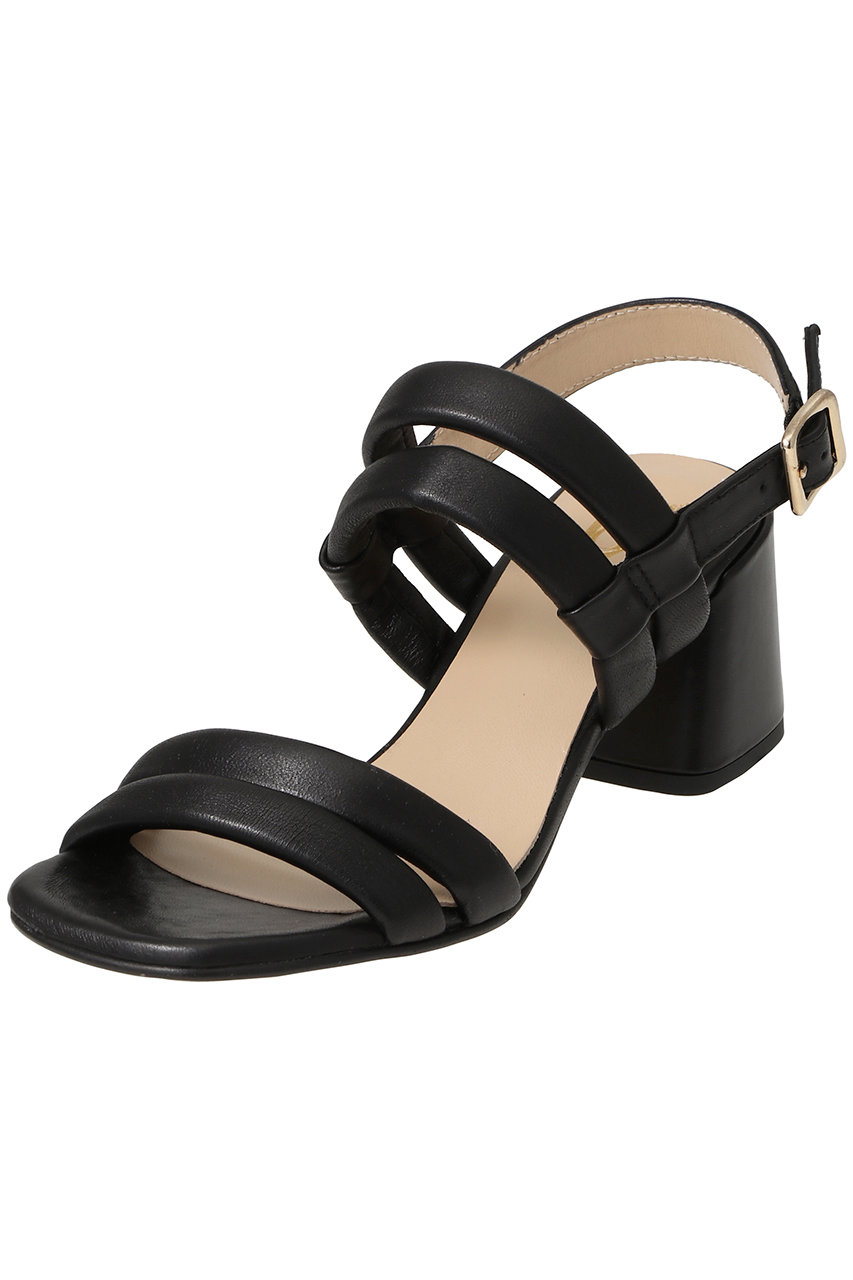 LucaGrossi ストラップヒールサンダル (ブラック, 36(約23-23.5cm)) ルカ グロッシ ELLE SHOP LucaGrossi ストラップヒールサンダル (ブラック, 36(約23-23.5cm)) ルカ グロッシ ELLE SHOP