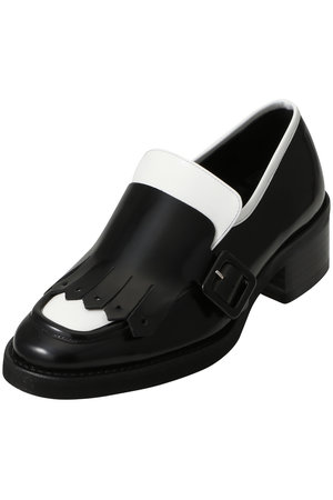 ルカ グロッシ/LucaGrossiのキルトビジューバックルローファー(130400/130403)