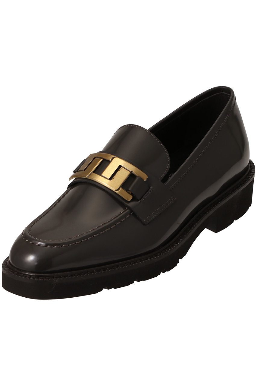 LucaGrossi 幾何学ビットローファー (グレー, 39(約25-25.5cm)) ルカ グロッシ ELLE SHOP LucaGrossi 幾何学ビットローファー (グレー, 39(約25-25.5cm)) ルカ グロッシ ELLE SHOP