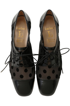 ルカ グロッシ/LucaGrossiのシアーレースアップシューズ(130400/130404)