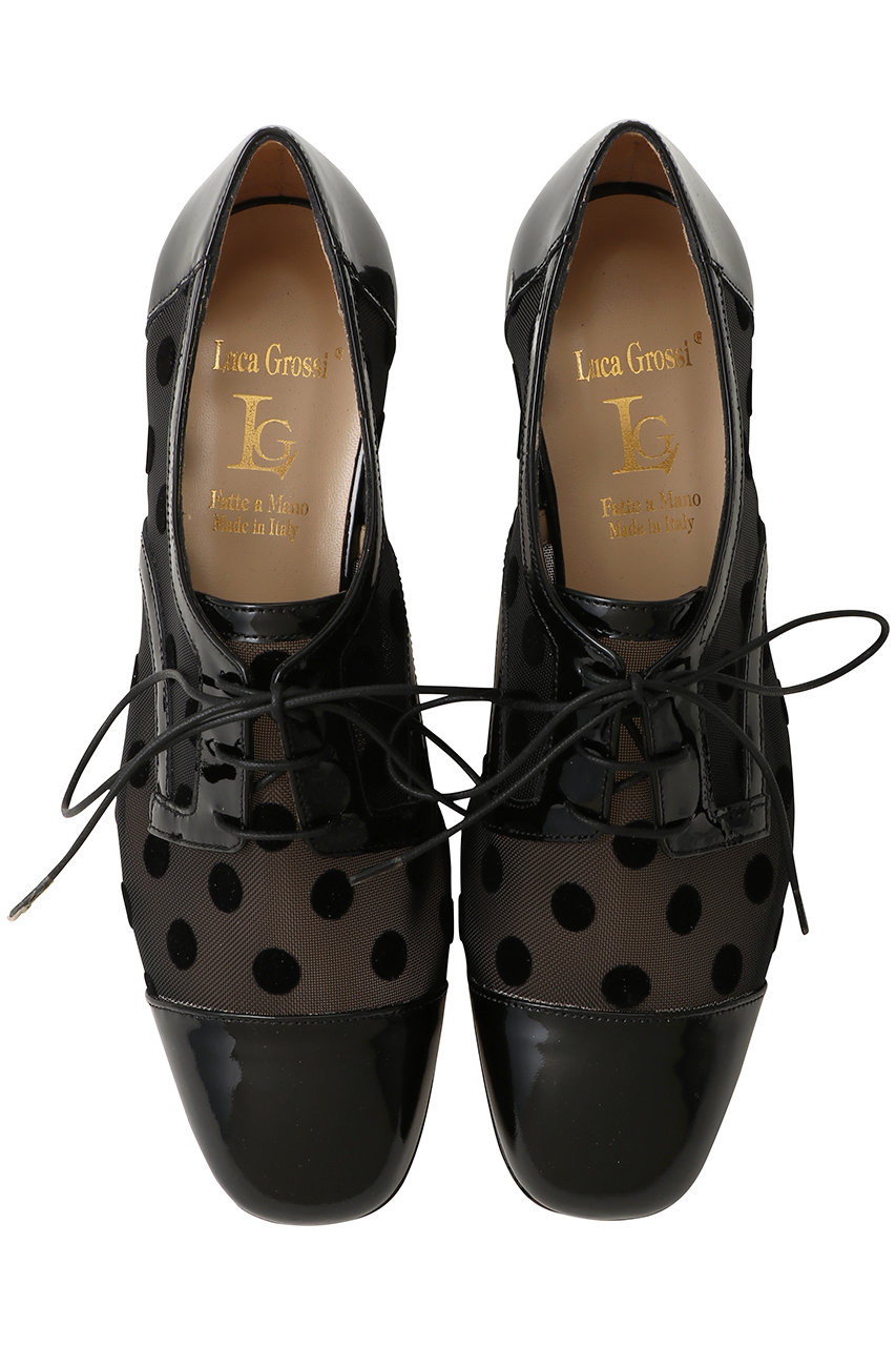 ルカ グロッシ/LucaGrossiのシアーレースアップシューズ(BLK/DO/LUCA CH567-XS)