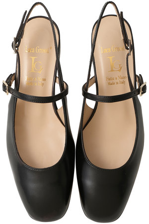 ルカ グロッシ/LucaGrossiのラウンドトゥストラップシューズ(130100/130101)