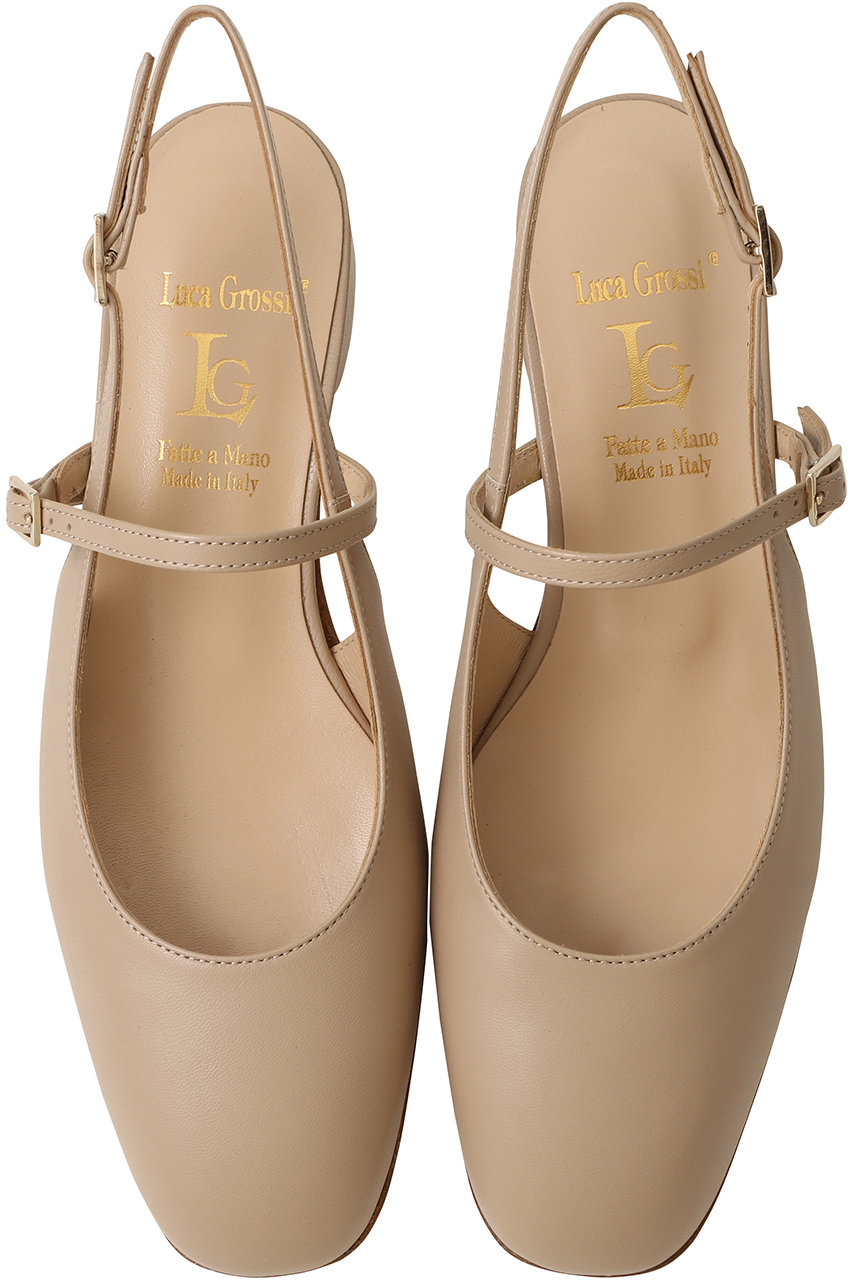 ルカ グロッシ/LucaGrossiのラウンドトゥストラップシューズ(トープ/LUCA CH973-XS)