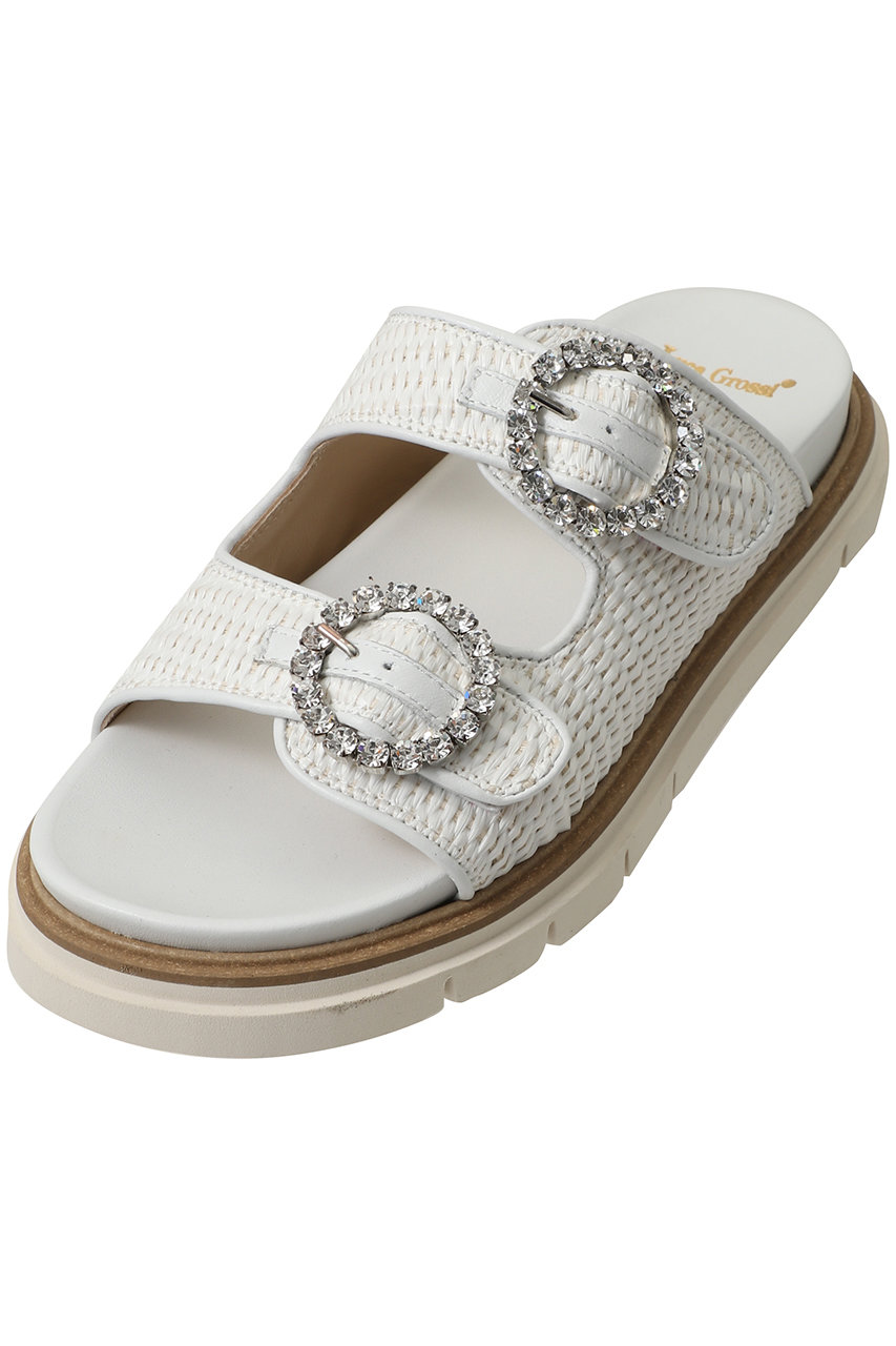 LucaGrossi(ルカ グロッシ)｜【ELLE SHOP別注】ビジューバックル