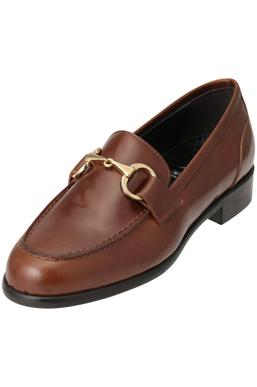 LucaGrossi レザービットローファー (ブラウン, 37(約23.5-24cm）) ルカ グロッシ ELLE SHOP
