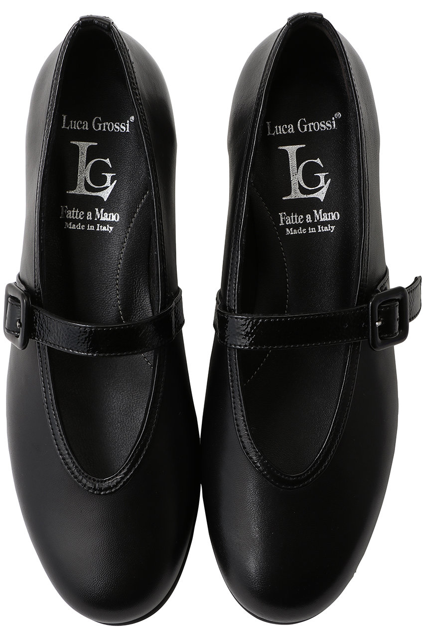 LucaGrossi メリージェーンパンプス (ブラック, 36(約23-23.5cm）) ルカ グロッシ ELLE SHOP