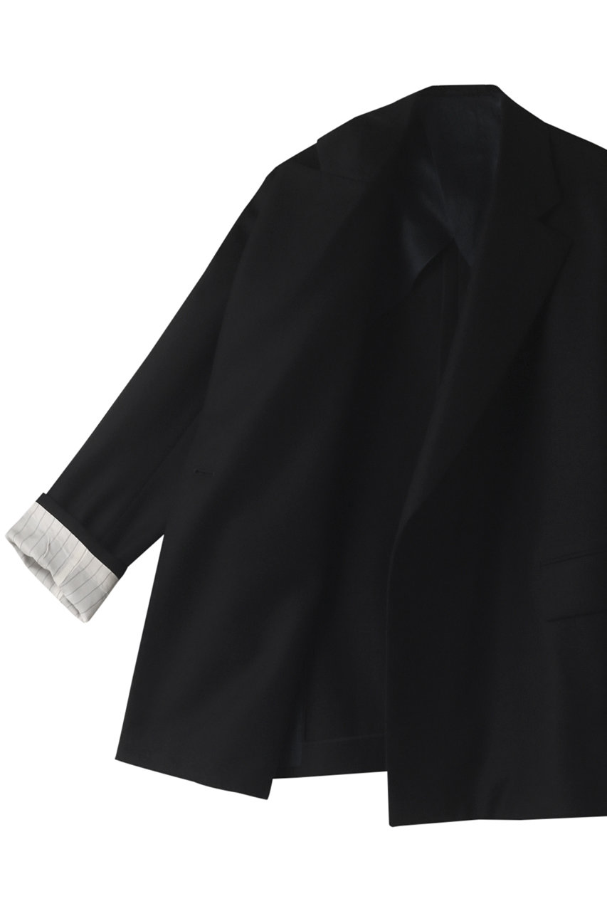 BLAMINK(ブラミンク)｜ウールテーラードジャケット/ブラック の通販
