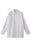 コットンシルクレギュラーロングスリーブシャツ