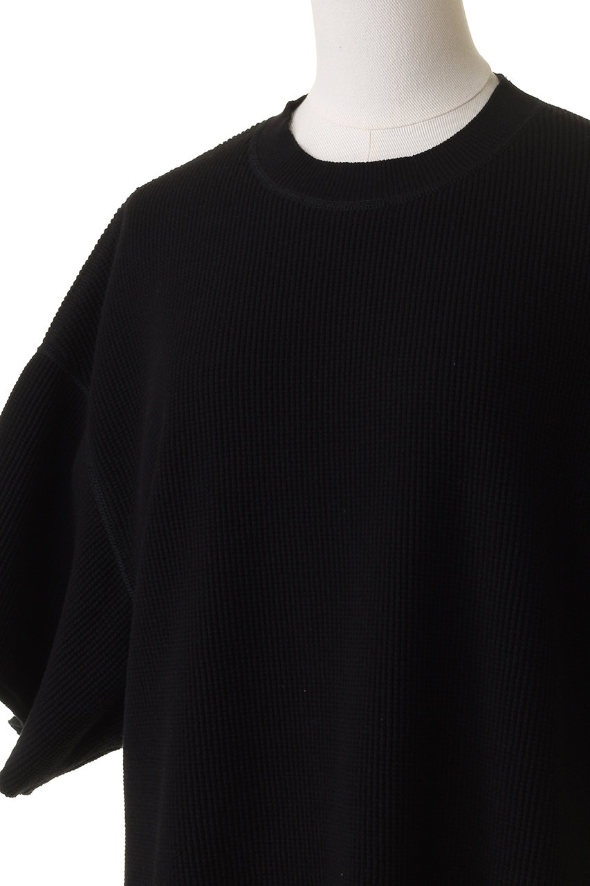 BLAMINK(ブラミンク)｜コットンワッフルショートスリーブ 