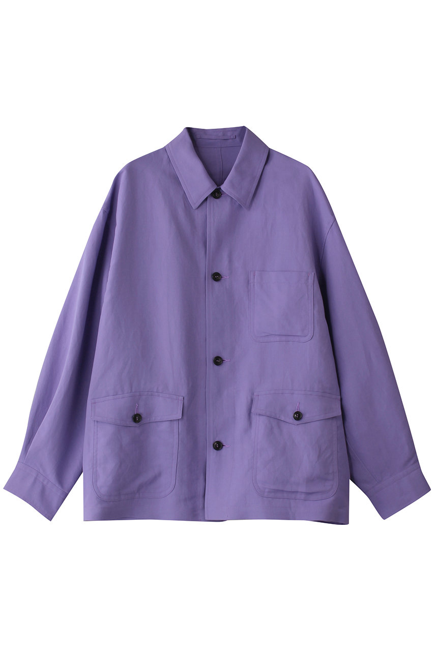 BLAMINK レギュラーカラーカバーオール (ライラック, 38) ブラミンク ELLE SHOP BLAMINK レギュラーカラーカバーオール (ライラック, 38) ブラミンク ELLE SHOP
