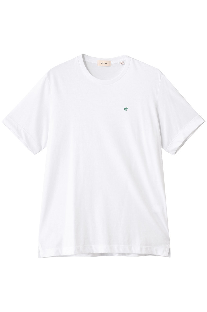 BLAMINK 【BLMK】ロゴショートスリーブTEE (ホワイト, 38) ブラミンク ELLE SHOP BLAMINK 【BLMK】ロゴショートスリーブTEE (ホワイト, 38) ブラミンク ELLE SHOP