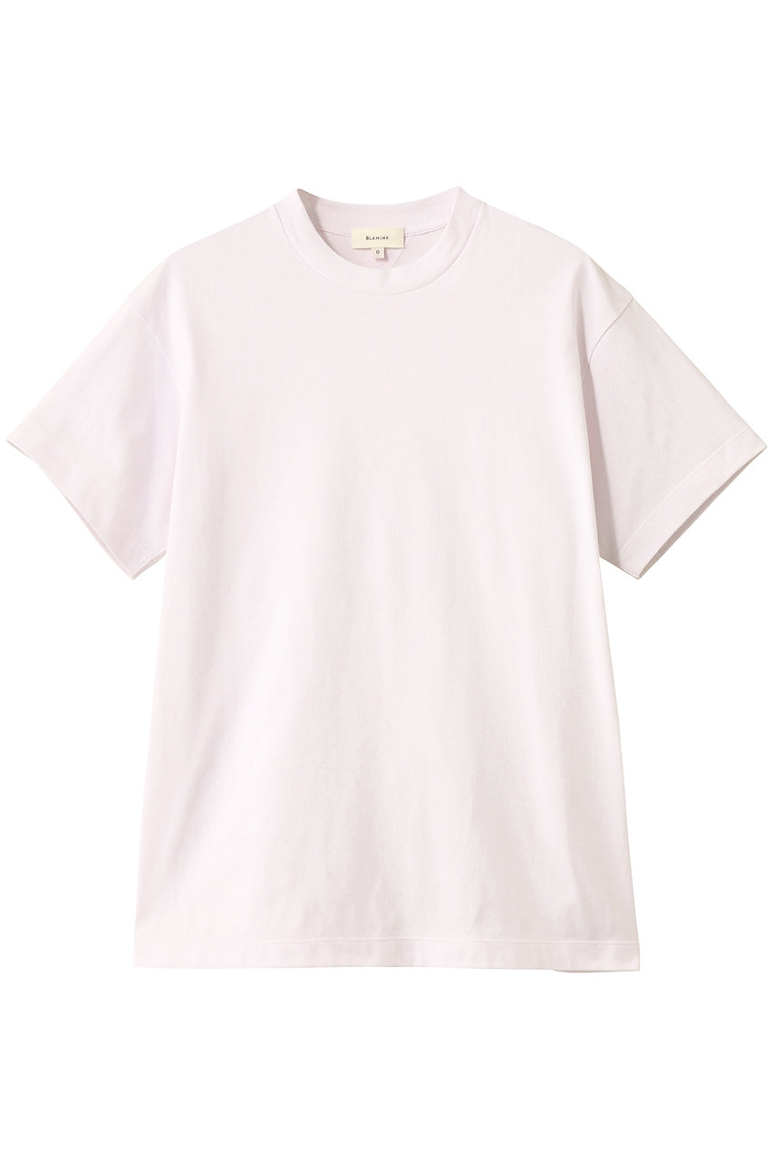 BLAMINK 【BLMK】クルーネックショートスリーブ (ライトピンク, 0) ブラミンク ELLE SHOP BLAMINK 【BLMK】クルーネックショートスリーブ (ライトピンク, 0) ブラミンク ELLE SHOP