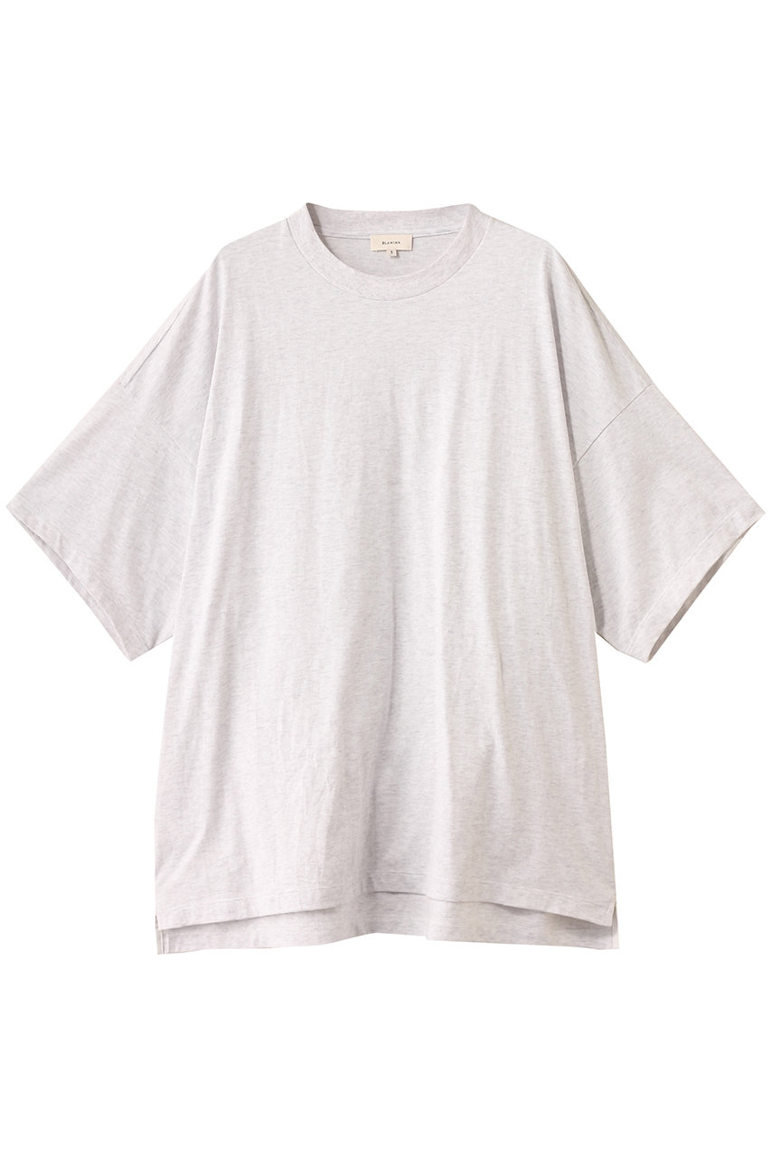 BLAMINK 【BLMK】クルーネックオーバーTシャツ(LIGHT GRAY) (ライトグレー, 3) ブラミンク ELLE SHOP BLAMINK 【BLMK】クルーネックオーバーTシャツ(LIGHT GRAY) (ライトグレー, 3) ブラミンク ELLE SHOP